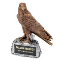 Falcon School Mascot Sculpture w/Engraving Plate